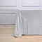 SILVER Sequined 90x156" RECTANGLE TABLECLOTH Designer Wedding Party Catering